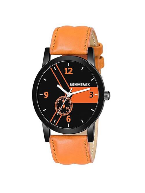 men's water resistant round dial analog watch - 21738431 - Very Small Image - 1