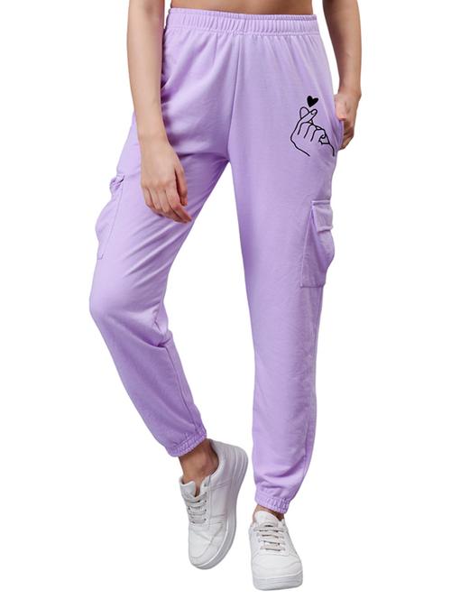 women printed high rise cargo - 21738751 - Very Small Image - 1