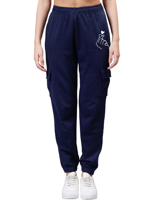 women printed high rise cargo - 21738753 - Very Small Image - 1