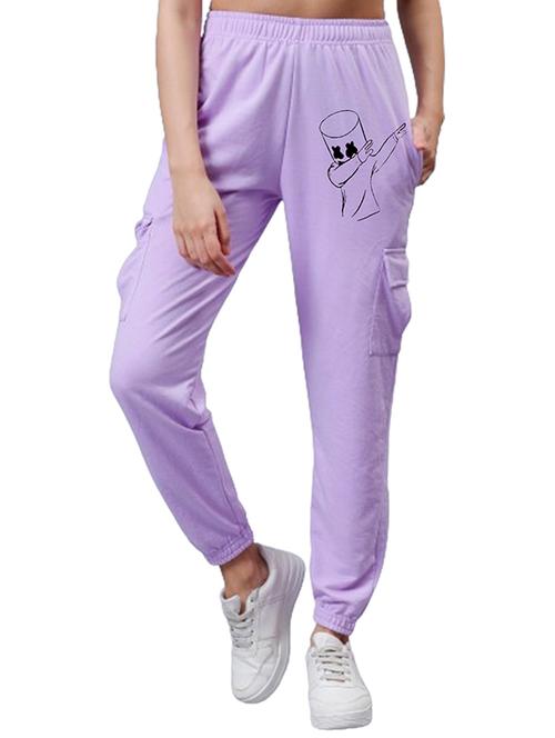 women printed high rise cargo - 21738779 - Very Small Image - 1