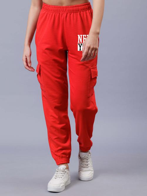 women printed high rise cargo - 21738790 - Very Small Image - 1