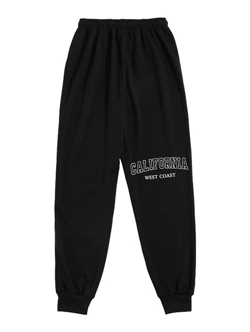 women printed high rise joggers - 21738808 - Very Small Image - 1