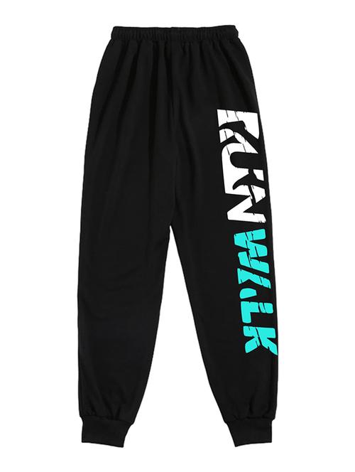 women printed high rise joggers - 21738811 - Very Small Image - 1