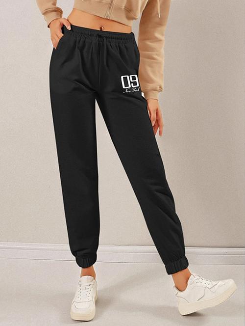 women printed high rise joggers - 21738833 - Very Small Image - 1