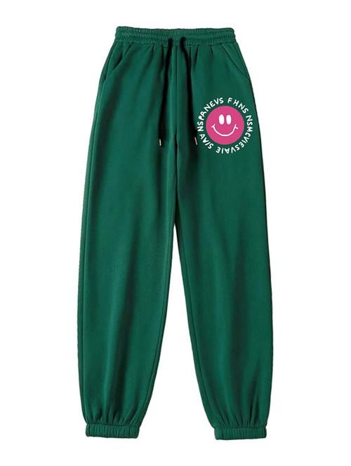 women printed high rise joggers - 21739113 - Very Small Image - 1