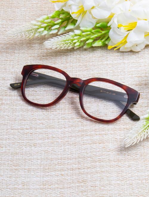 ted-smith red wayfarer premium italian frames for unisex - 21739125 - Very Small Image - 1