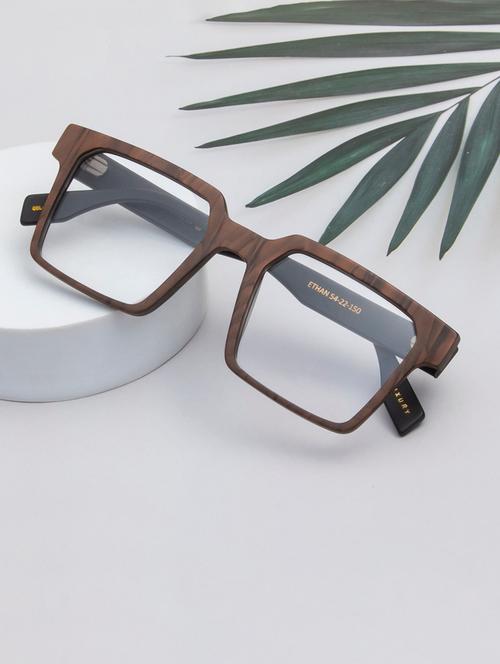 ted-smith brown square premium italian frames for unisex - 21739139 - Very Small Image - 1