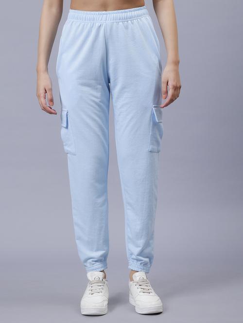 women solid high rise cargo - 21739201 - Very Small Image - 1