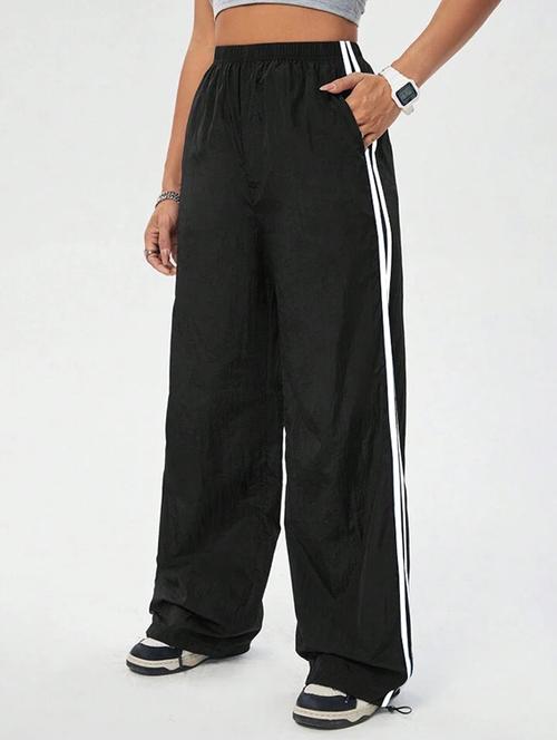 women solid mid rise track pant - 21739346 - Very Small Image - 1