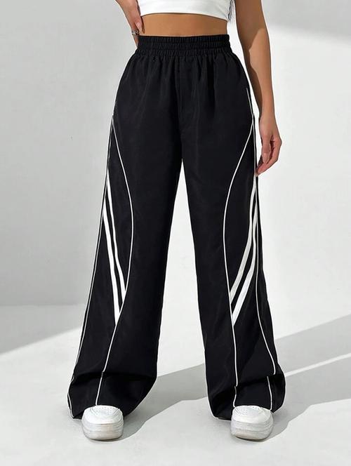 women solid mid rise track pant - 21739388 - Very Small Image - 1