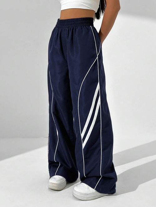 women solid mid rise track pant - 21739391 - Very Small Image - 1