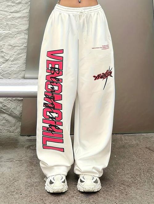 women printed mid rise track pant - 21739398 - Very Small Image - 1