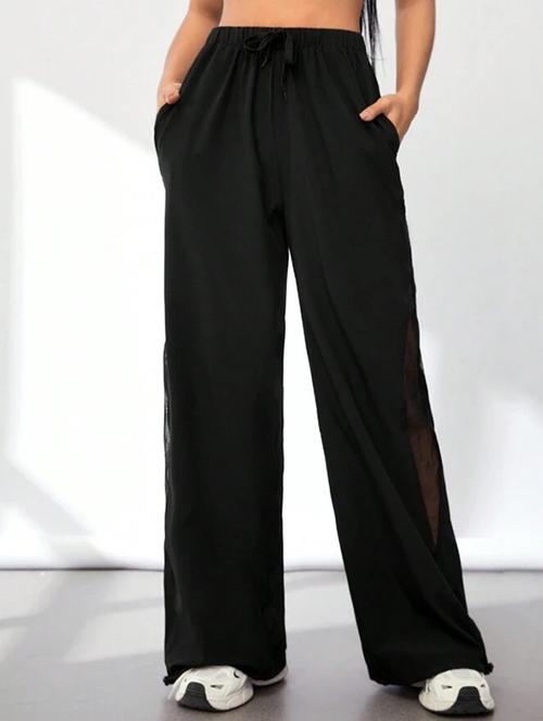 women solid high rise track pant - 21739518 - Very Small Image - 1