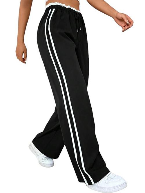 women solid mid rise track pant - 21739533 - Very Small Image - 1