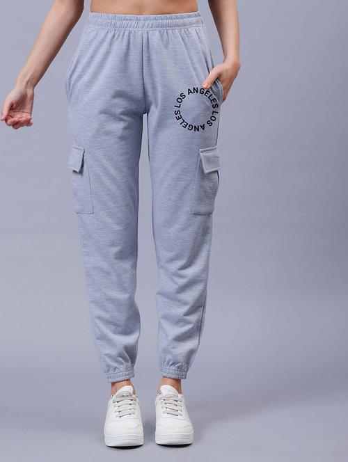 women printed high rise cargo - 21739600 - Very Small Image - 1