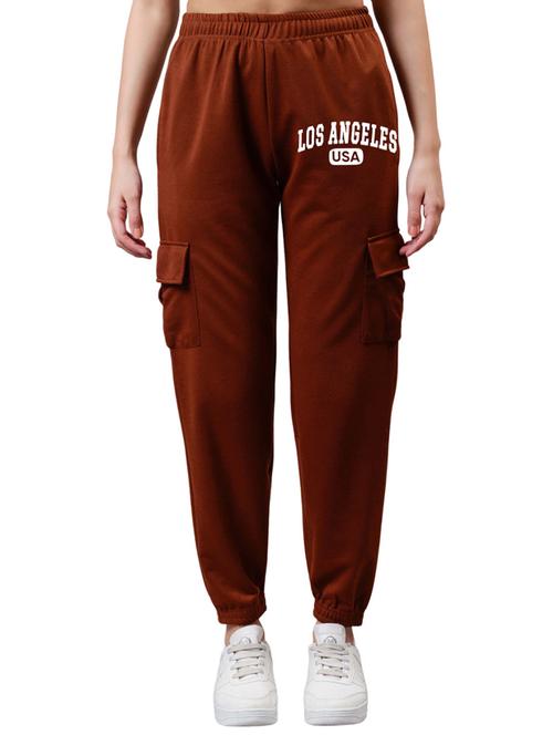 women printed mid rise joggers - 21739628 - Very Small Image - 1