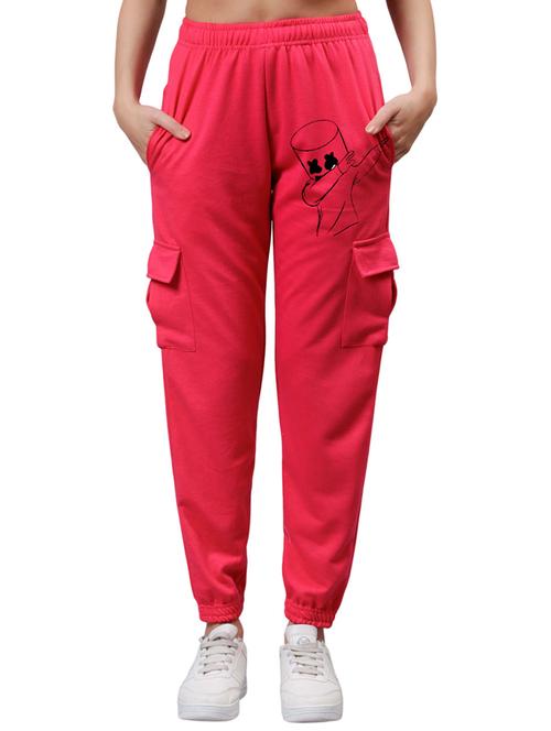 women printed mid rise joggers - 21739636 - Very Small Image - 1