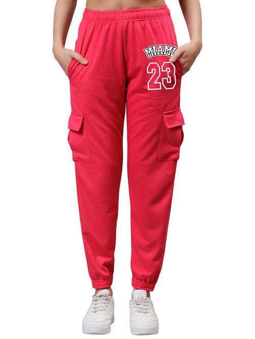 women printed mid rise joggers - 21739644 - Very Small Image - 1