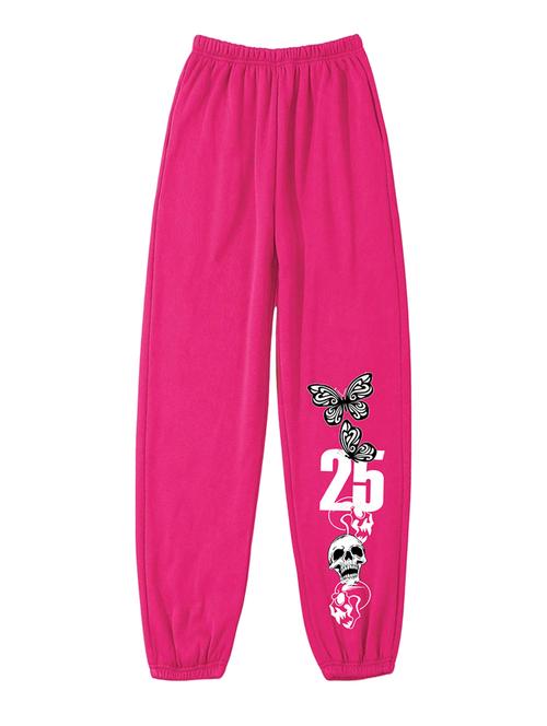 women printed mid rise joggers - 21739932 - Very Small Image - 1