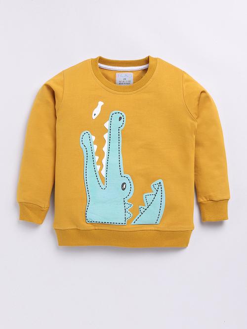 boys front print long sleeve sweatshirt - 21740644 - Very Small Image - 1