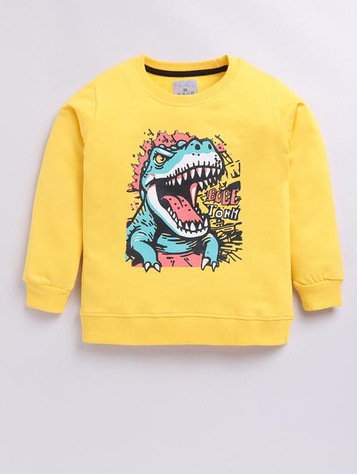 boys front print long sleeve sweatshirt - 21740646 - Very Small Image - 1