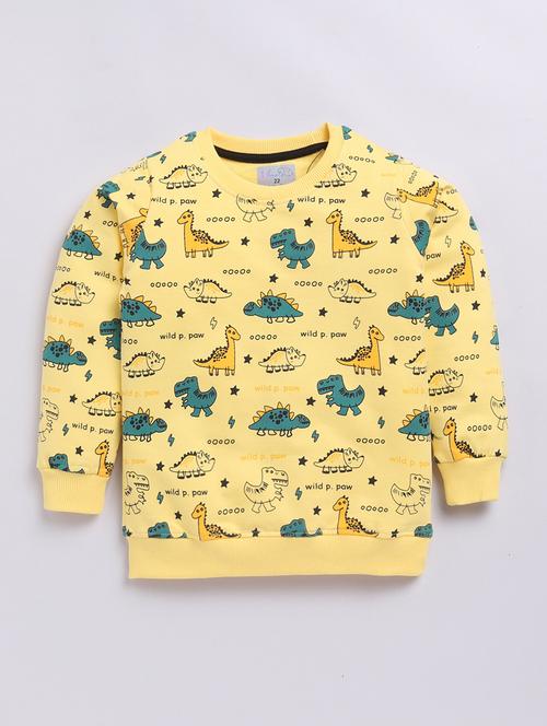boys printed long sleeve sweatshirt - 21740647 - Very Small Image - 1
