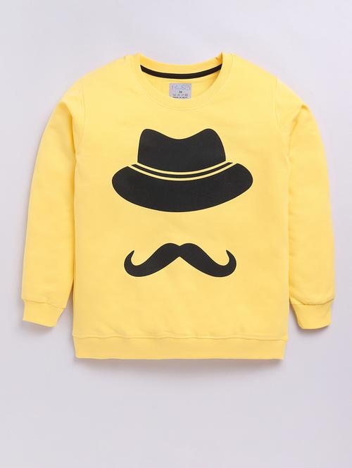 boys front print long sleeve sweatshirt - 21740655 - Very Small Image - 1