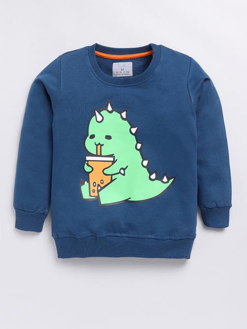 boys front print long sleeve sweatshirt - 21740656 - Very Small Image - 1