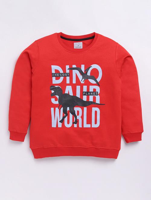 boys front print long sleeve sweatshirt - 21740657 - Very Small Image - 1