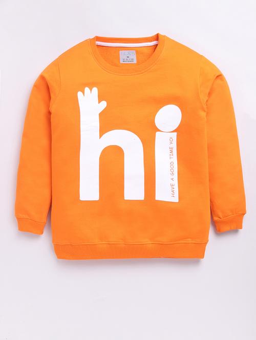 boys front print long sleeve sweatshirt - 21740659 - Very Small Image - 1