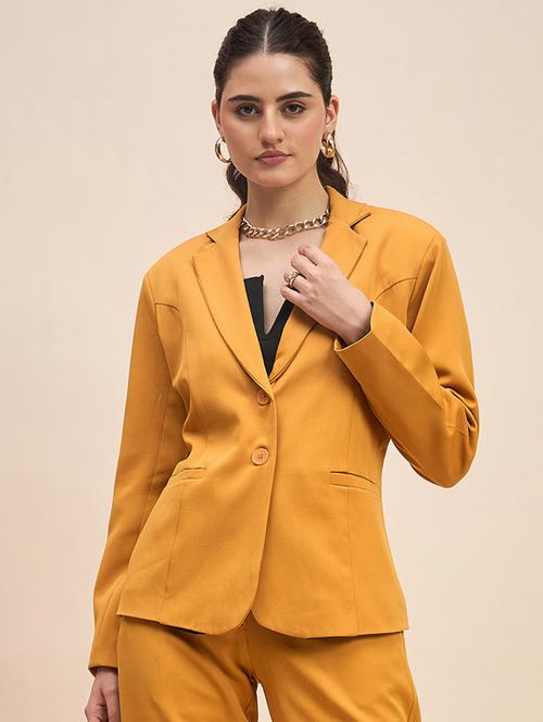 women soldi long sleeevs single breasted blazer - 21740822 - Very Small Image - 1