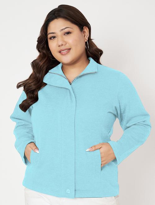 women solid long sleeves sweatshirt - 21741272 - Very Small Image - 1