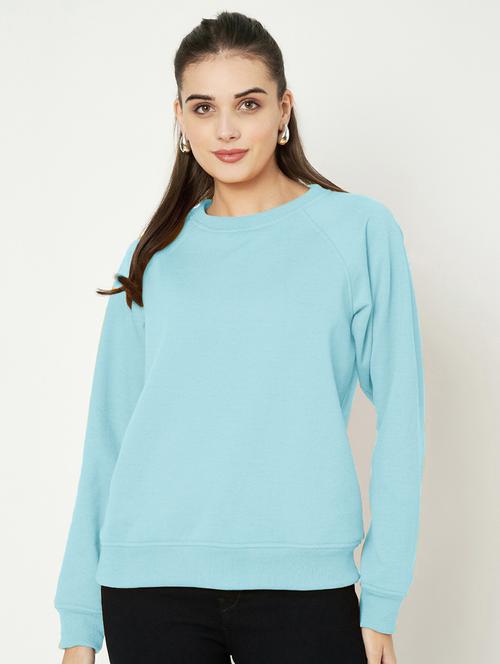 women plus size solid long sleeves sweatshirt - 21741302 - Very Small Image - 1