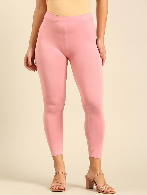 women solid mid rise  ankle length legging - 21742224 - Very Small Image - 1