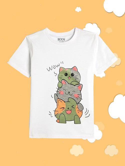 boys round neck printed t-shirt - 21742735 - Very Small Image - 1