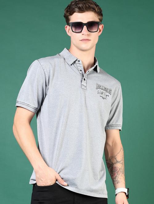 men solid short sleeve regualr fit polo t-shirt - 21742761 - Very Small Image - 1