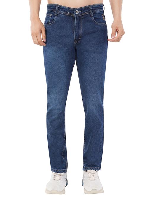 men light blue washed denim jeans - 21742867 - Very Small Image - 1