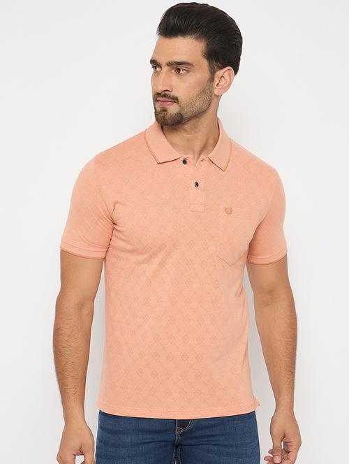 men short sleeves self design polo t-shirt - 21743270 - Very Small Image - 1