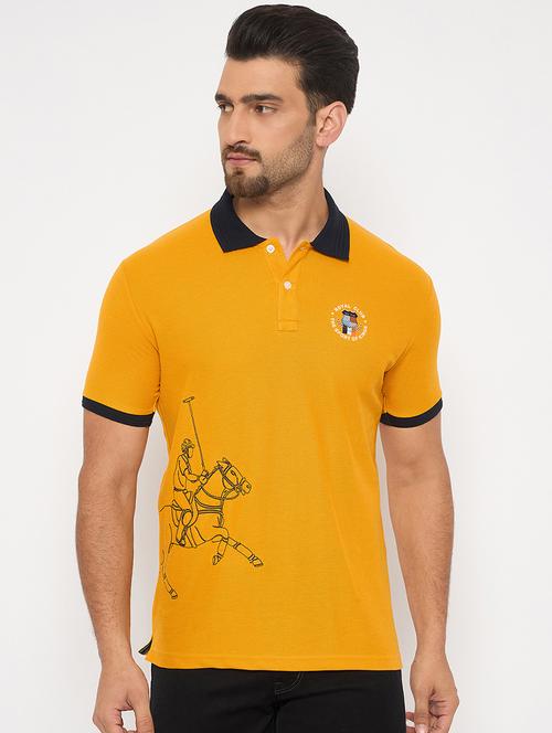 men short sleeves printed polo t-shirt - 21743279 - Very Small Image - 1