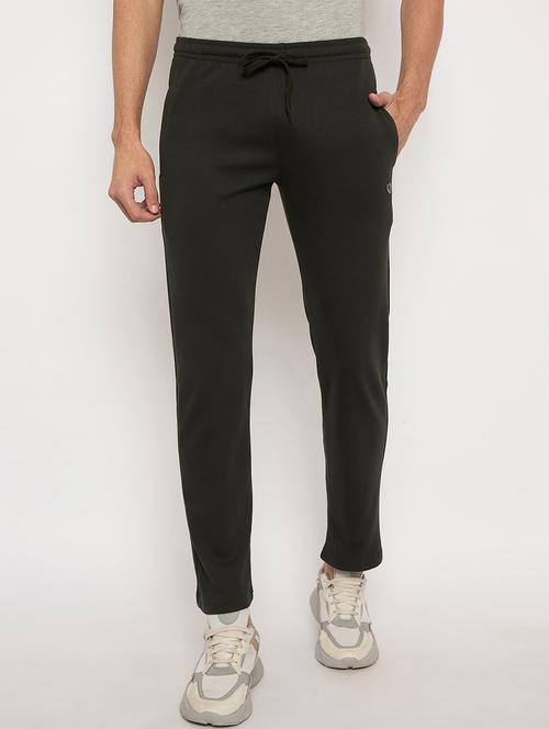 men solid mid rise track pant - 21743282 - Very Small Image - 1