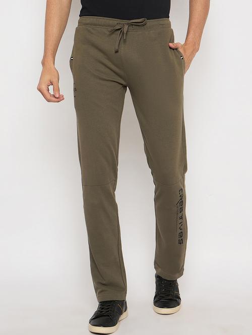 men solid mid rise track pant - 21743294 - Very Small Image - 1