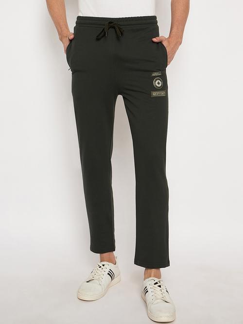 men solid mid rise track pant - 21743295 - Very Small Image - 1