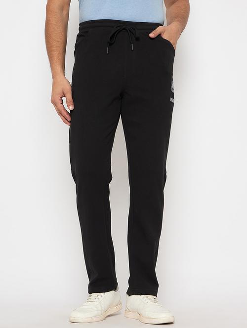 men solid mid rise track pant - 21743297 - Very Small Image - 1
