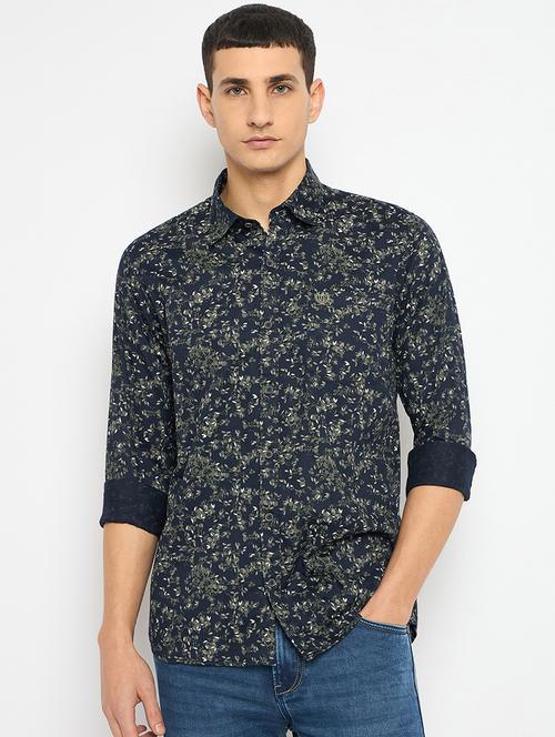 men long sleeves checkered casual shirt - 21743351 - Very Small Image - 1