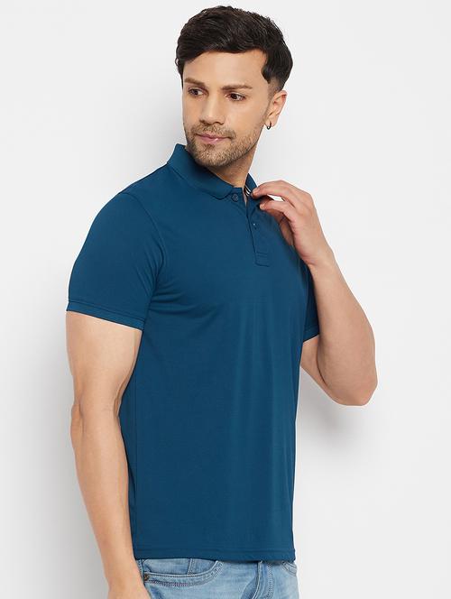 men short sleeves plain polo t-shirt - 21743972 - Very Small Image - 1