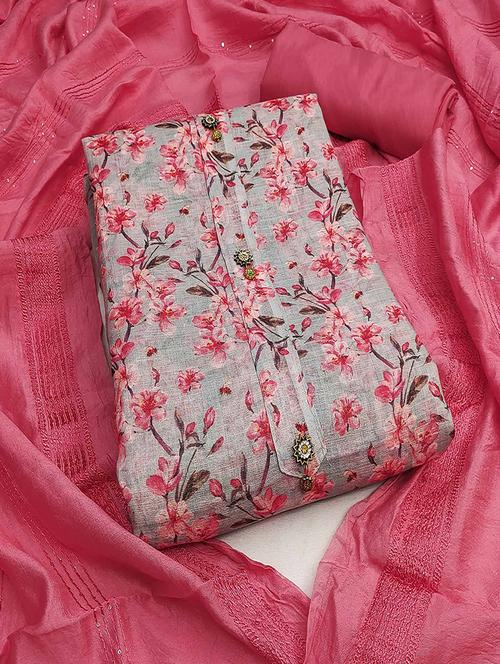 women printed unstitched suit set with dupatta - 21743985 - Very Small Image - 1
