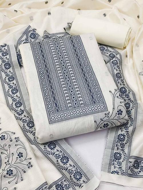 women self design unstitched suit set with dupatta - 21744084 - Very Small Image - 1