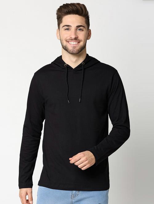 men long sleeves solid plain t-shirt - 21744268 - Very Small Image - 1