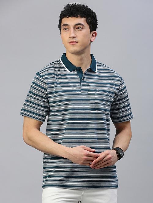men printed short sleeves polo t-shirt - 21746627 - Very Small Image - 1