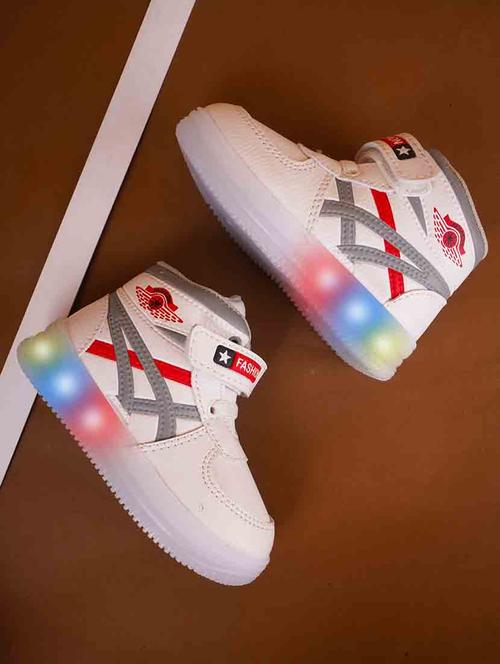 kids ankle length velcro shoes - 21746920 - Very Small Image - 1